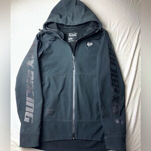 Fox Racing men’s soft shell Pit Jacket  hooded full zip size medium